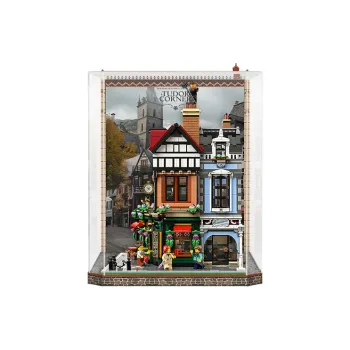 LIGHT YOUR BRICKS LEGO 10350 British Street Corner Display Case Model Accessories