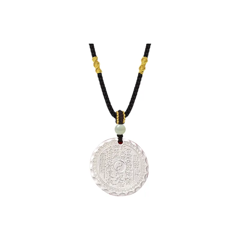 WINY 999 Fine Silver Necklaces Women's Silver, Gold-0