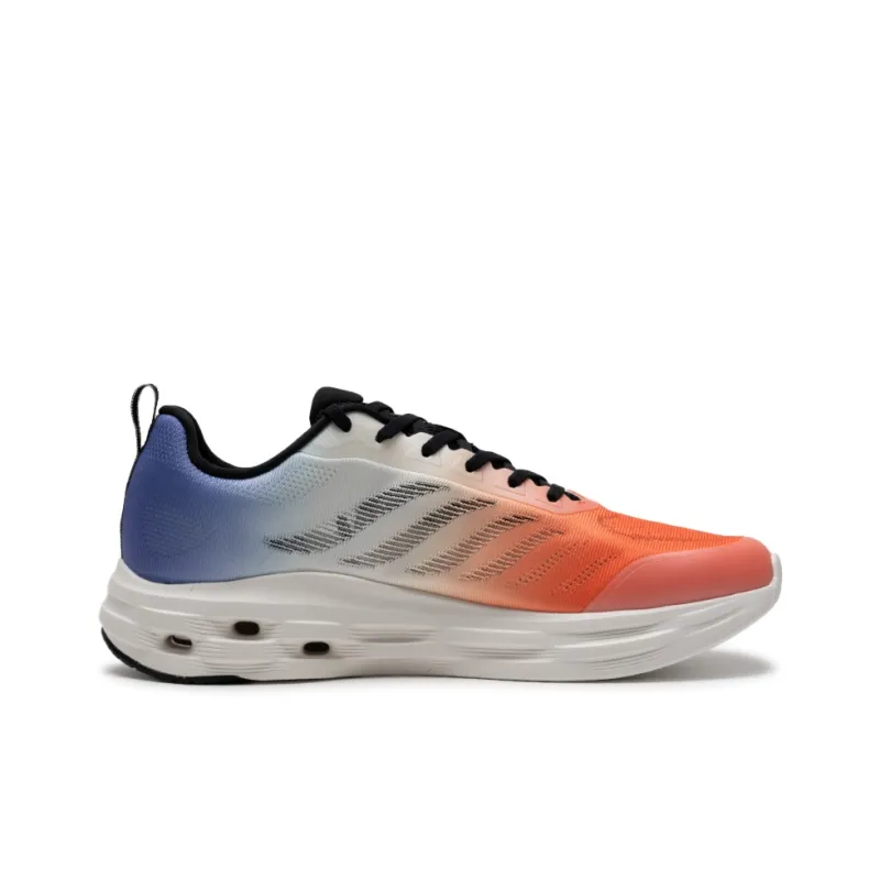 XTEP Breathable Lightweight Low-Top Training Running Shoes Men's Orange White Blue-5
