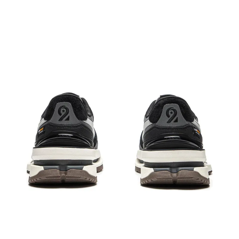LiNing Zhengrong Cushioning Anti Slip And Wear Resistant Balance Rebound Low Top Casual Shoes Unisex Black Gray-5