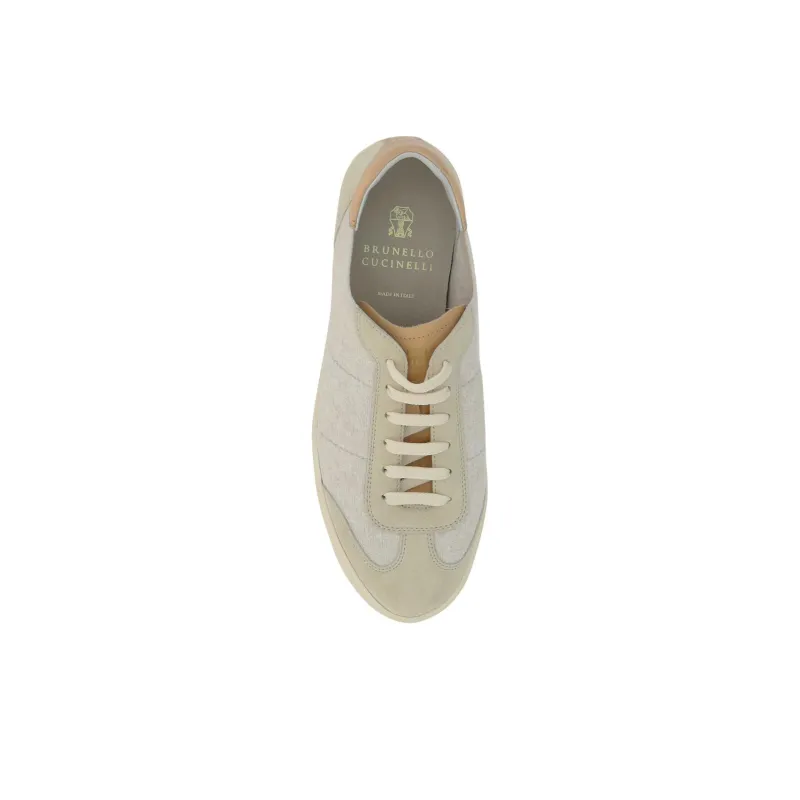 Brunello Cucinelli Round Toe Lace Up Sneakers-3