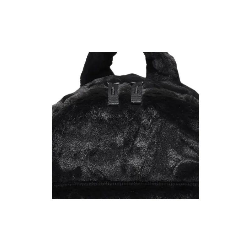Nike Faux Fur Backpack Mini Women's Black-4