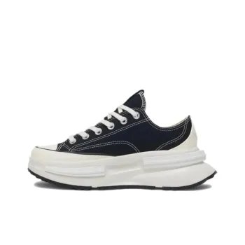 Converse Run Star Legacy Low Top Kids Canvas Shoes Black White Teenagers