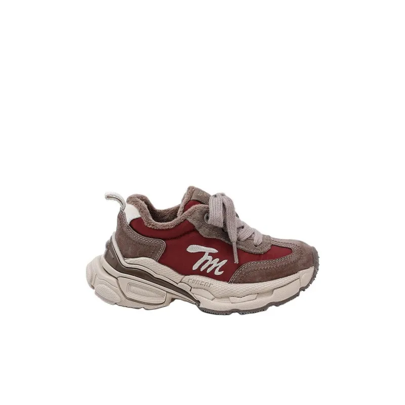 Teenmix Lightweight Shock Absorbers Low Top Kids Lifestyle Shoes Burgundy Kids'-2