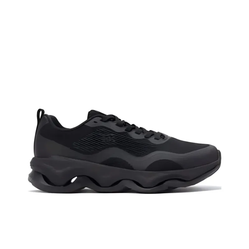 361° Type Abrasion Resistant Low Top Running Shoes Men's Black-1