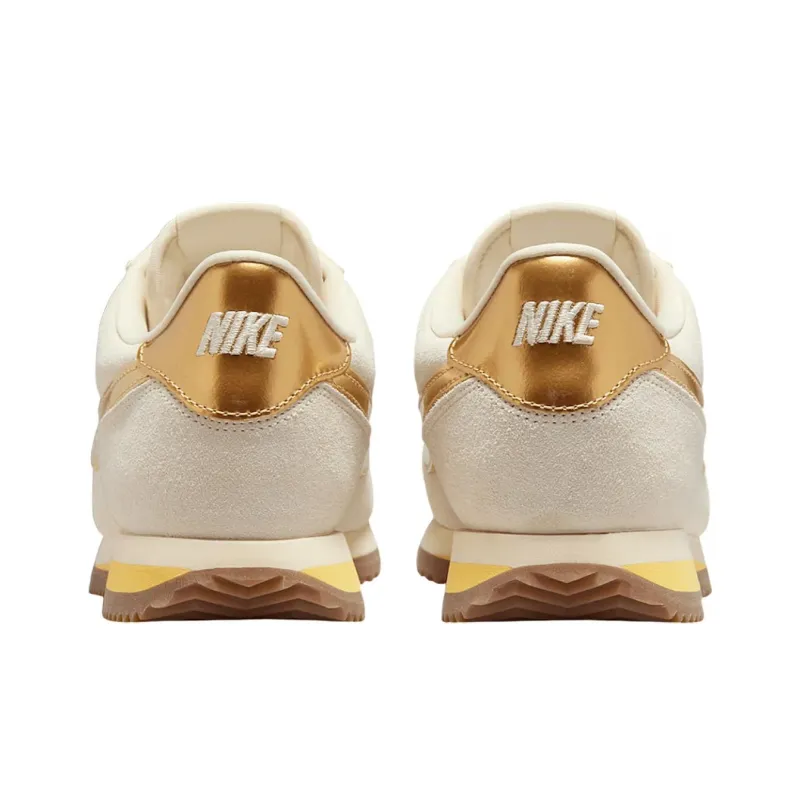 Nike Cortez Suede Sail Metallic Gold-3
