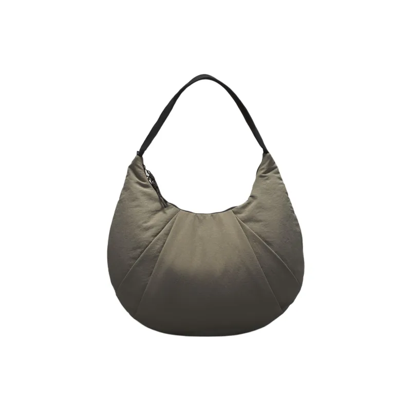 Lululemon Fabric Croissant Bag Shoulder Bag Crossbody Bag Regular Women's Green Gray & Black-1