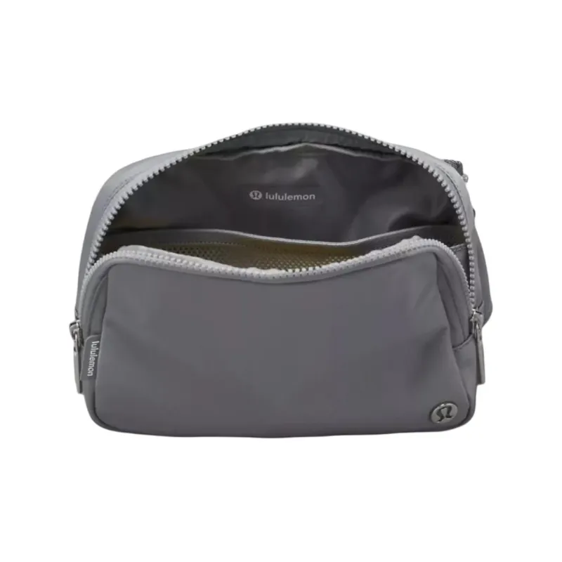 Lululemon Everywhere Nylon Sling Bag Fanny Pack Large Size Unisex Rhinoceros Gray-3