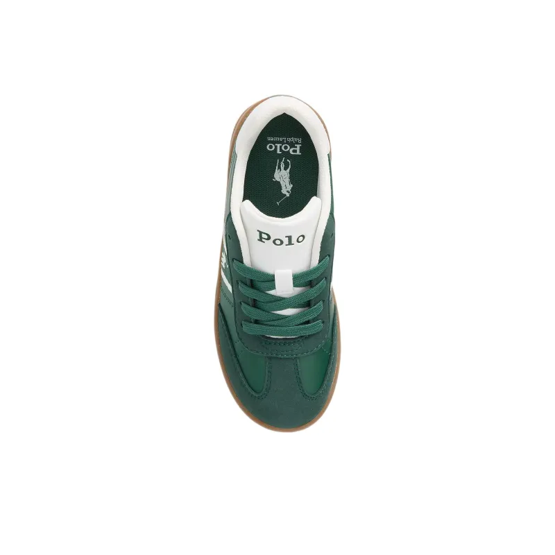 Polo Ralph Lauren Heritage Court III Low-Top Kids' Skateboarding Shoes Green Kids'-3