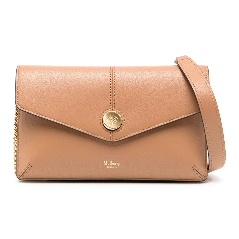Mulberry Press stud Fastening Chain Strap Bag-0