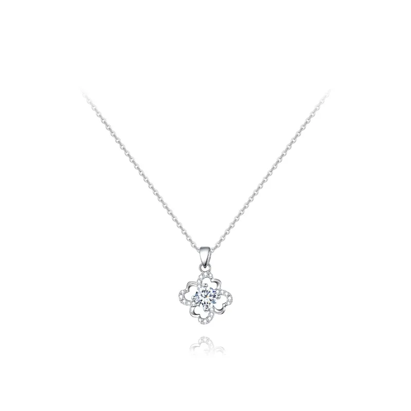 KUMET Sterling Silver Necklaces Women's Same For Couples-5