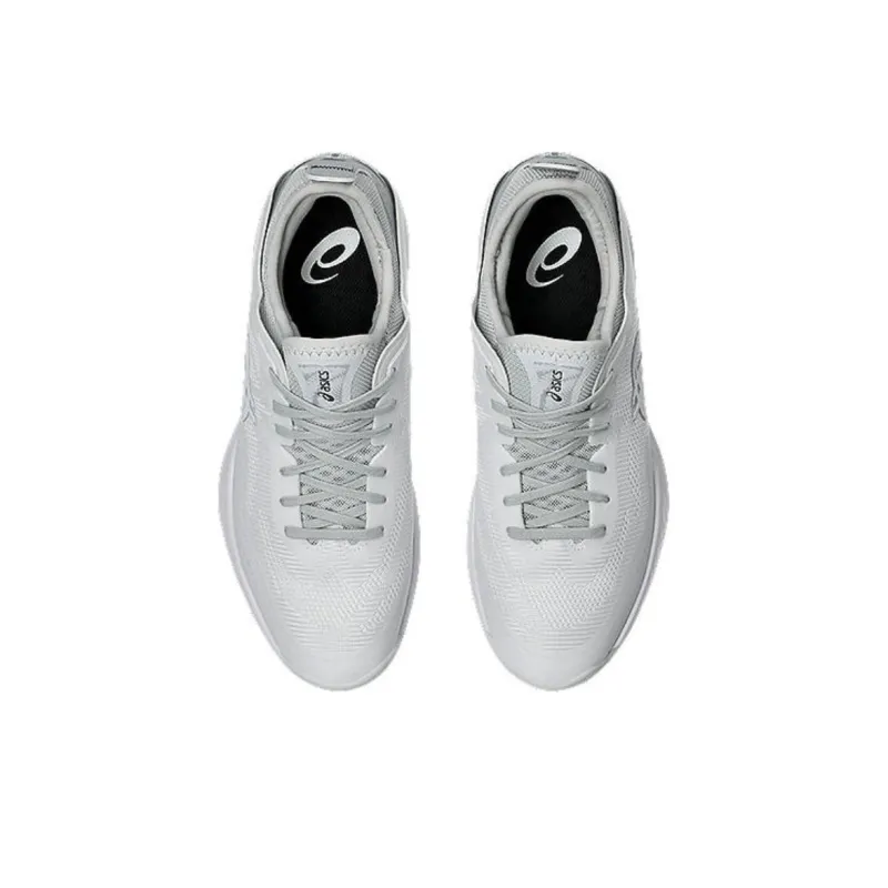 Asics Glide Nova FF 3 Cushioning Wear Resistant Low Top Basketball Shoes Unisex White Gray-4