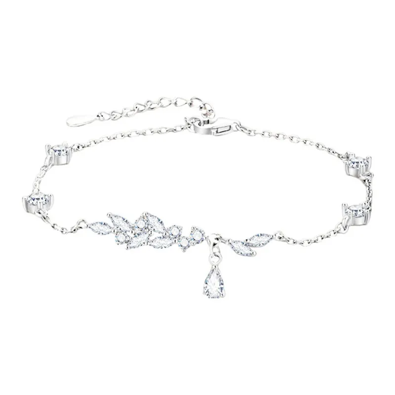 WINY 925 Sterling Silver Bracelets Women's Silver-0