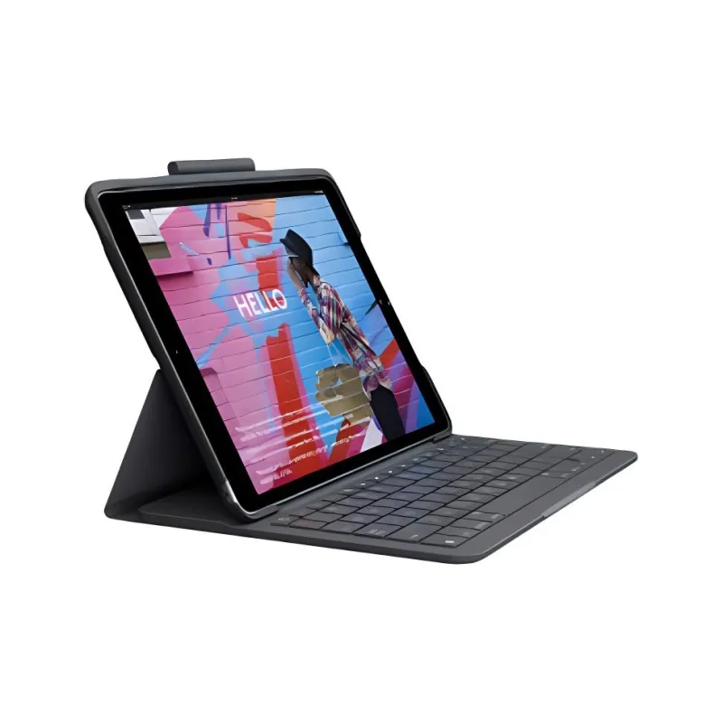 Logitech Fabric And Durable Plastic Compatible With IPad 10.2 Inches Tablet Protective Cases-2
