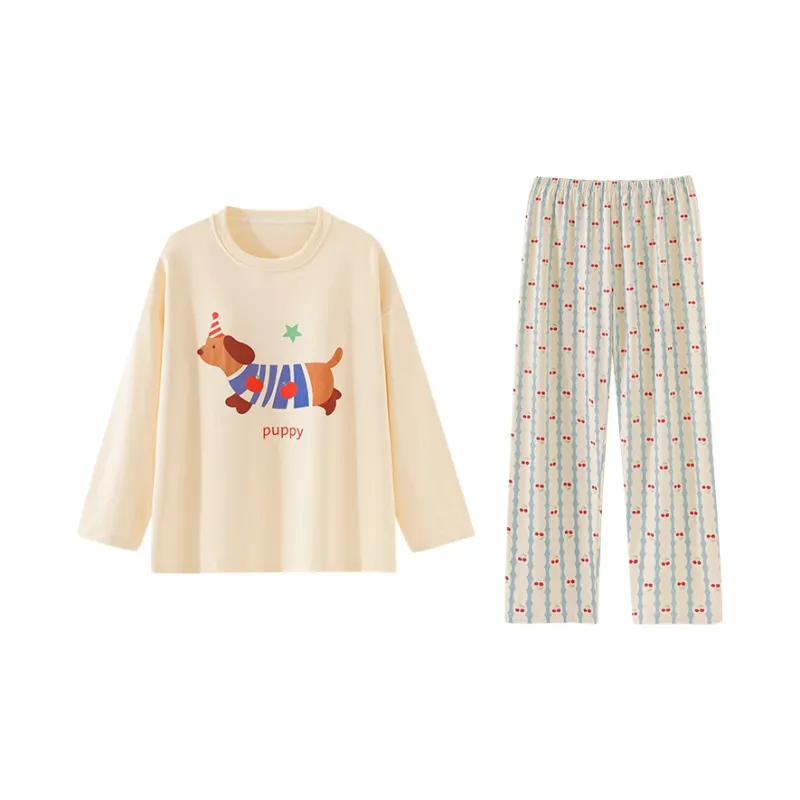 OUSHIBO Pajama Set Women's Image Color-0
