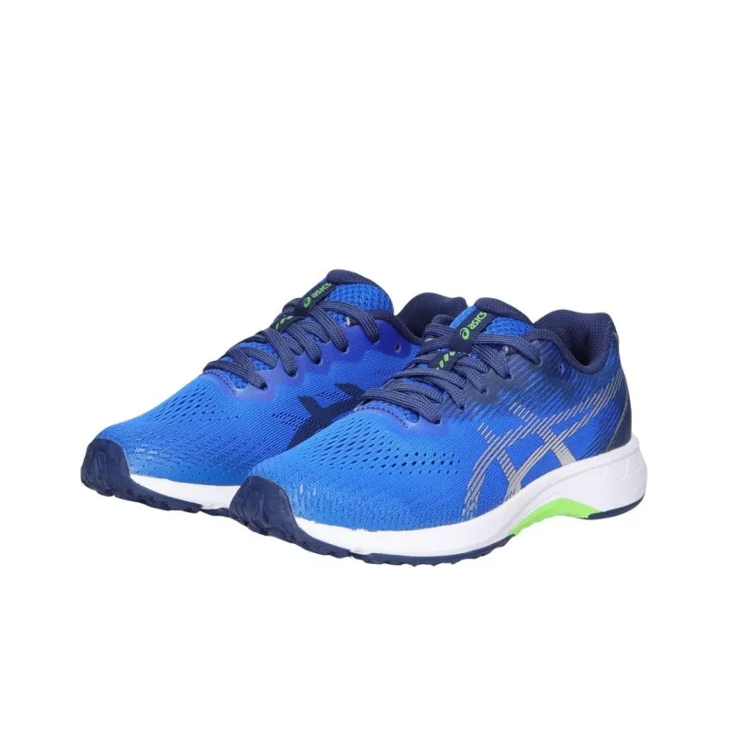 Asics Laser Beam Slip Resistant Cushioning Low Top Kids Lifestyle Shoes Blue Teenagers-2