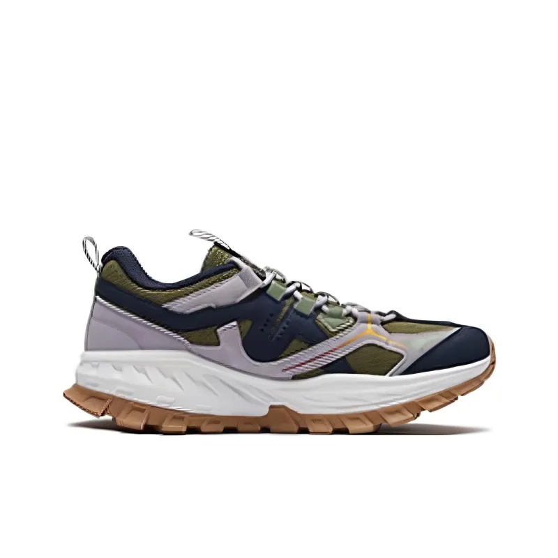 361° Anti Slip Wear Resistant Low Top Running Shoes Men's Gray Green-1