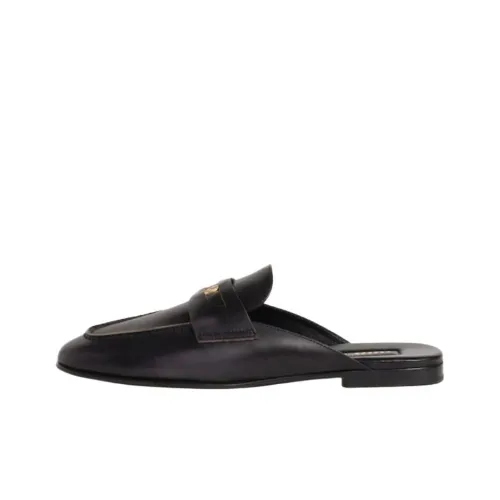 MIU MIU Closed Toe Slippers Women's Tan