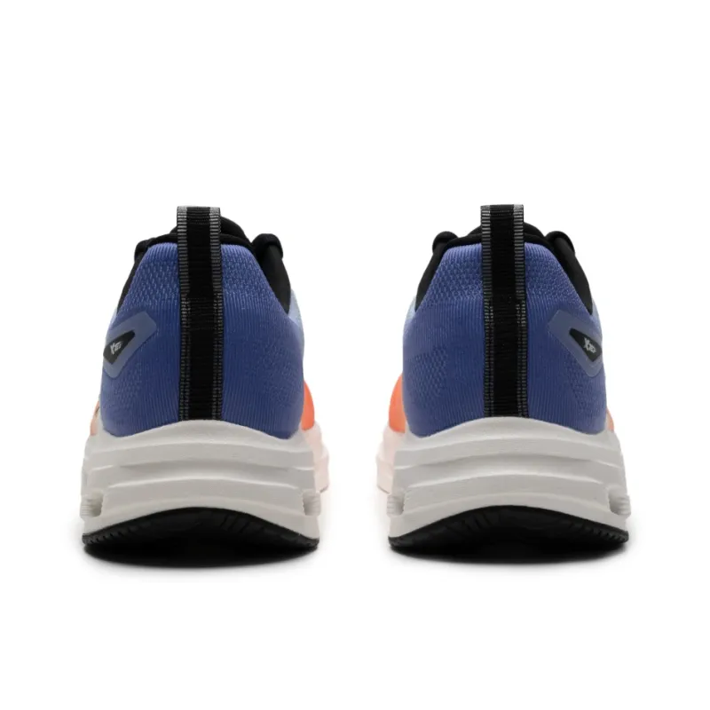 XTEP Breathable Lightweight Low-Top Training Running Shoes Men's Orange White Blue-8
