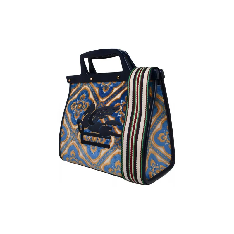 ETRO Viscose Tote Bag Shopping Bag Handbag Women's Multicolor-1
