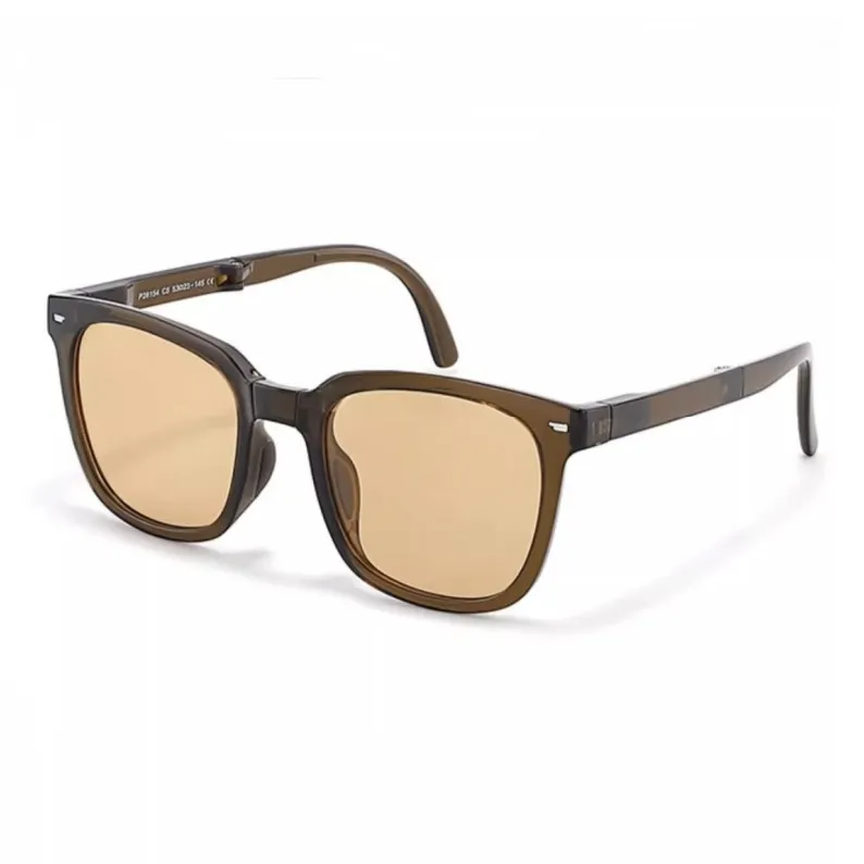 Sagawa TR/Memory Plastic Square Sunglasses Unisex-2