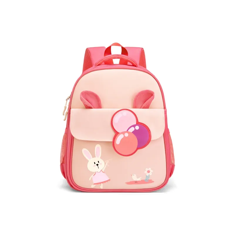V.NINE Fabric Student Bag Medium Size Kids' Blue/Pink/Purple-15