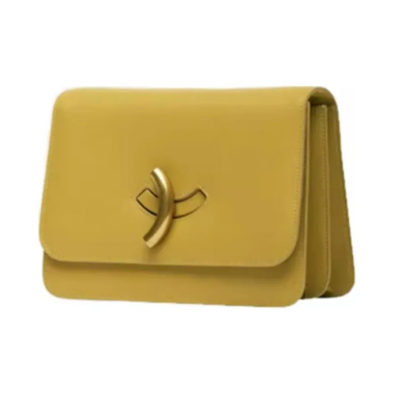 Little Liffner Cow Leather Shoulder Bag Small Size Women's Olive Yellow Green-1