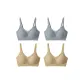 4 Pack-Cream Yellow 2+Gray 2
