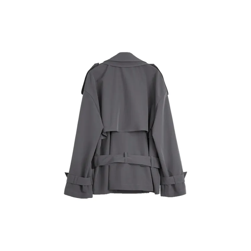 ELLE Trench Coats Women's-1