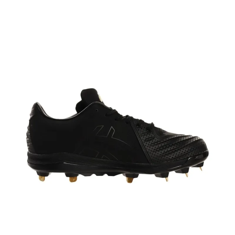 Asics Goldstage Low Top Upper Height Slip Resistant And Abrasion Resistant Functionality Baseball Shoes Men's Black-1