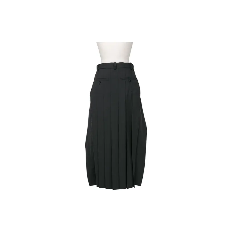 Sacai Pleated Midi Skirt-1