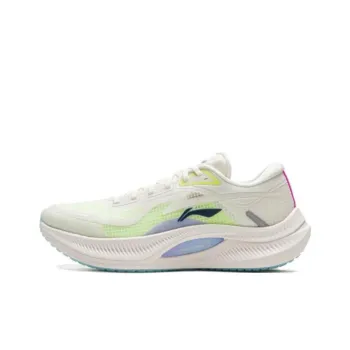 LiNing Yueying 4 Breathable Support Rebound Low Top Casual Running Shoes Men's White Green