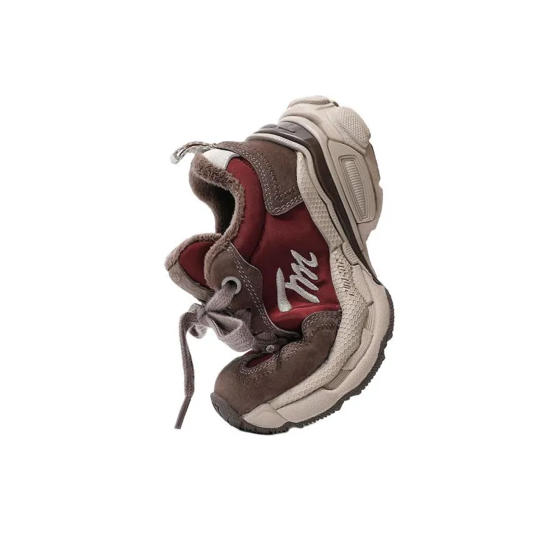 Teenmix Lightweight Shock Absorbers Low Top Kids Lifestyle Shoes Burgundy Kids'-3