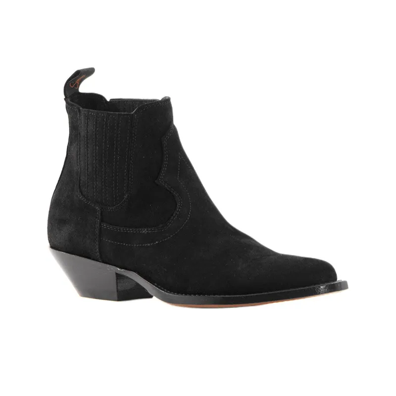 SONORA BOOTS Hidalgo Short Chelsea Boots 3.5cm Women's Black-1