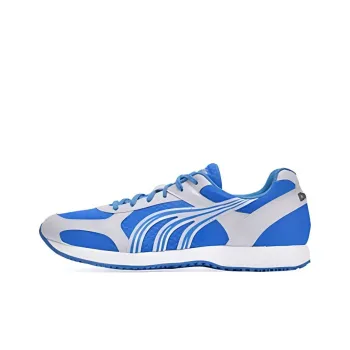 DO WIN Cushioning Low Top Casual Running Shoes Unisex White Blue