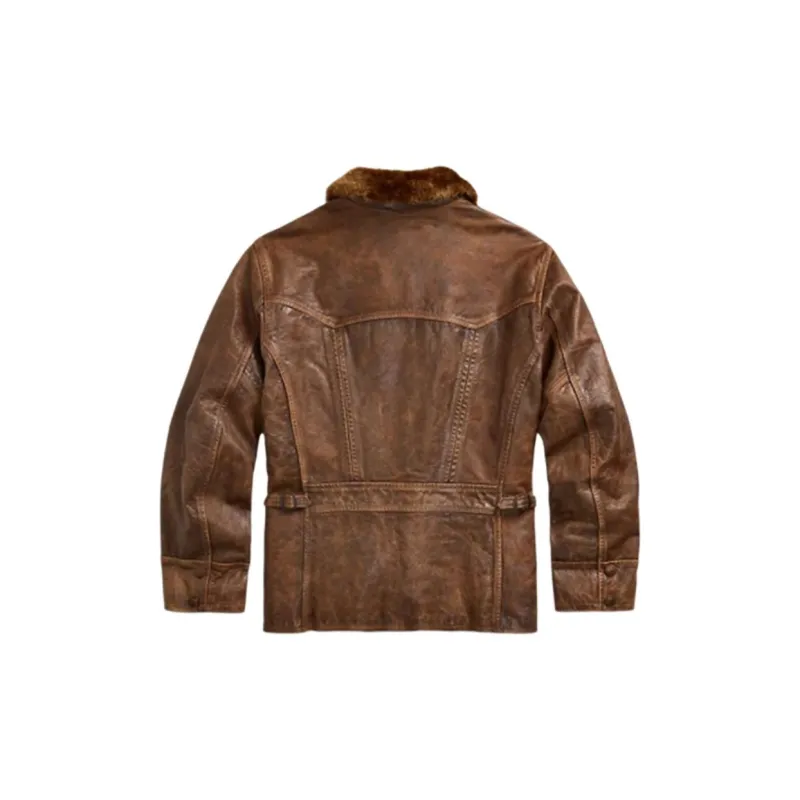 Ralph Lauren Rrl Bradley Leather Jacket-1