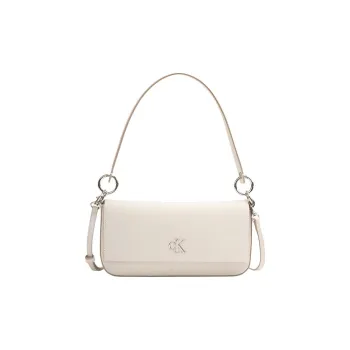 CALVIN KLEIN Synthetic Material Crossbody Bags Shoulder Bags Women's Cow Ivory