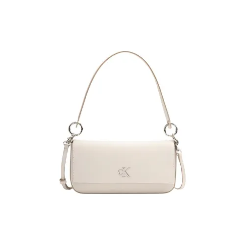 CALVIN KLEIN Synthetic Material Crossbody Bags Shoulder Bags Women's Cow Ivory