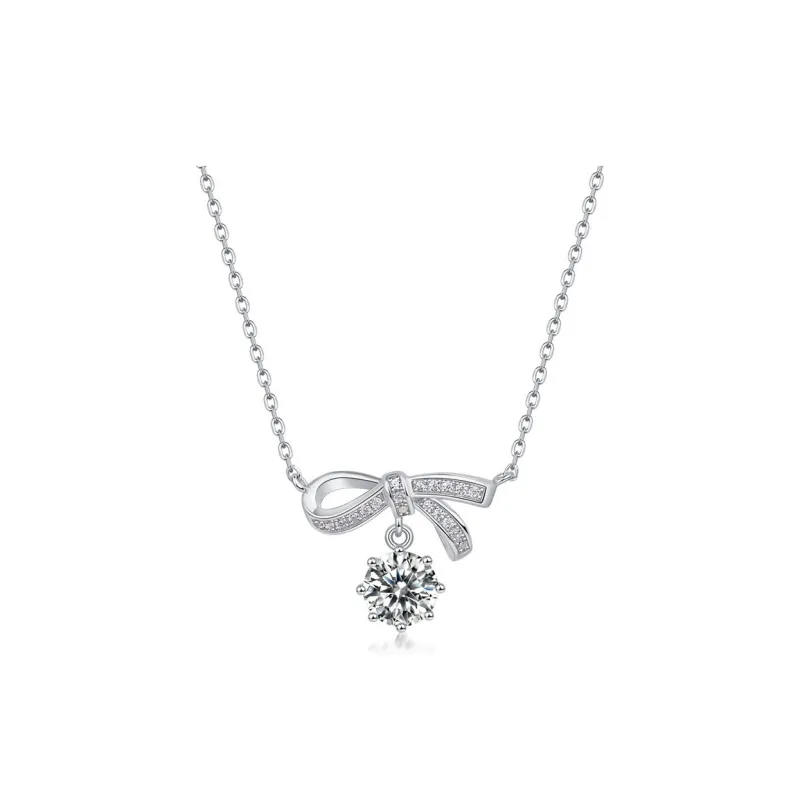 KEMLAIDA S925 Silver Necklaces Women's White Gold-0