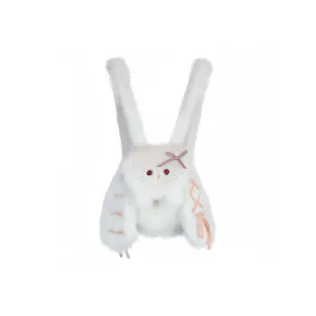 ResNonverba Plush Backpack Women's White