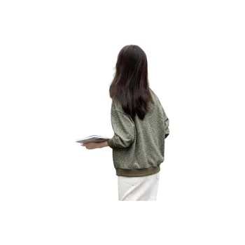 XWI Sweatshirt Women's Olive Green Color