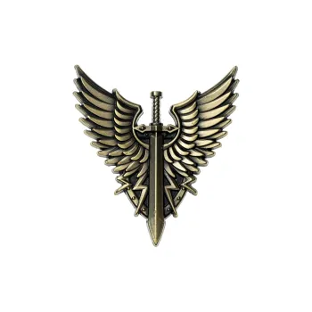 STARFORGED Warhammer 30K Burning Galaxy Dark Angel Honor Warband Badge Brooch Merch Star Forge Badges