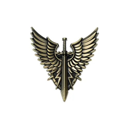 STARFORGED Warhammer 30K Burning Galaxy Dark Angel Honor Warband Badge Brooch Merch Star Forge Badges