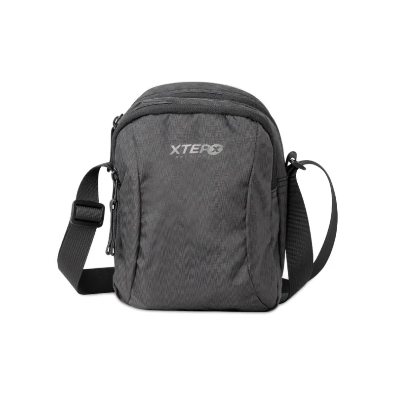 XTEP Polyester Shoulder Bag Regular Unisex Black-1