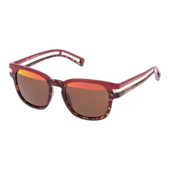 Police Acetate Irregular Shape Sunglasses Women's Multicolor