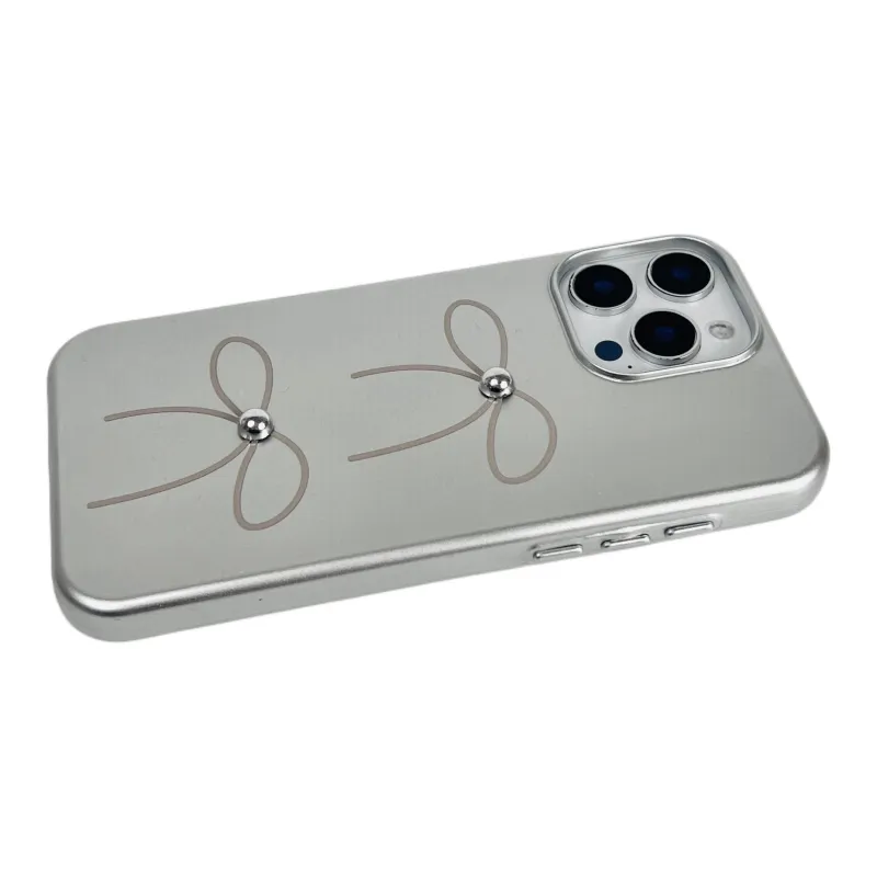 Wei Xin TPU Material Glitter Thread Bowknot Phone Cases Compatible With IPhone 16/15 Pro Max/Apple 13/14 Pro/Max-7