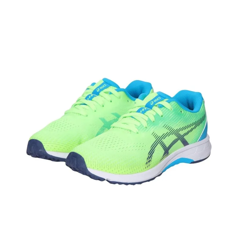 Asics Laser Beam Slip Resistant Cushioning Low Top Kids Lifestyle Shoes Green Teenagers-2