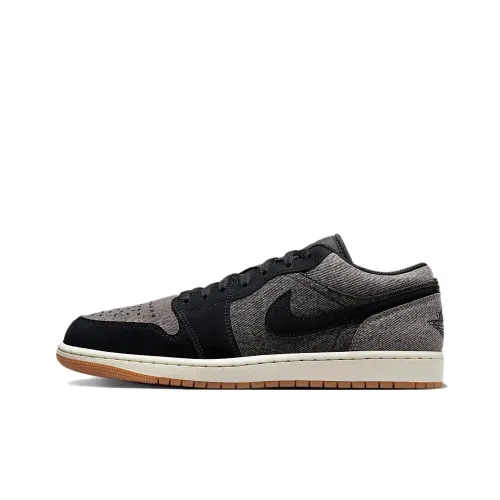 JORDAN 1 Low Se Black Denim