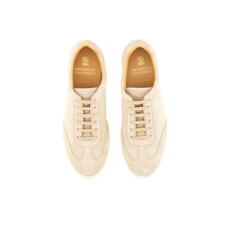 Brunello Cucinelli Round Toe Lace Up Sneakers-3