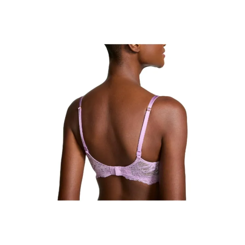 Victoria's Secret Dream Angels Wicked Unlined Lace Balconette Bra/SL Bra Women's Light Purple-2